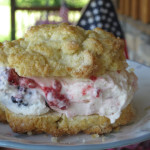 Red White and Blue Razzleberry Shortcake