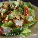 Chicken Sticky Finger Salad