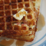 Ham and Cheese Waffles