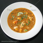 Thai Coconut Chicken Red Lentil Soup