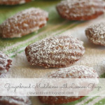 Lemon Glazed Gingerbread Madeleines