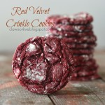 Red Velvet Crinkle Cookies