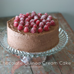 Chocolate Quinoa Cream Cake
