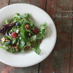 Cinnamon Spiced Nuts and Berry Salad