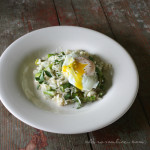 Spring Green Risotto with Poached Egg